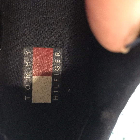 EUC TOMMY HILFIGER NAVY Toddler? Zipper TENNIES - Picture 6 of 6